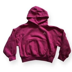 Air Jordan cropped pink hoodie